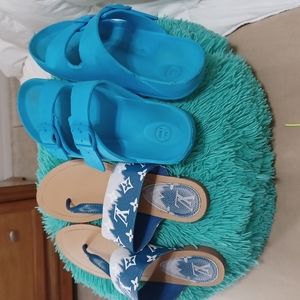 Blue Cute Slippers